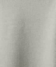 FMFBD31230 MICHEL KLEIN(ミッシェルクラン) ビーズハイネックニット ライトグレー