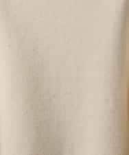 FMFBD31230 MICHEL KLEIN(ミッシェルクラン) ビーズハイネックニット ライトグレー