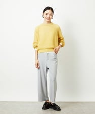 FMFBD32230 MICHEL KLEIN(ミッシェルクラン) モヘアローゲージニット イエロー