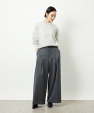 FMFBD32230 MICHEL KLEIN(ミッシェルクラン) モヘアローゲージニット イエロー