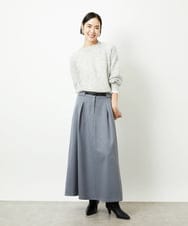 FMFBD32230 MICHEL KLEIN(ミッシェルクラン) モヘアローゲージニット イエロー