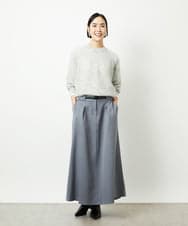 FMFBD32230 MICHEL KLEIN(ミッシェルクラン) モヘアローゲージニット イエロー