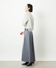 FMFBD32230 MICHEL KLEIN(ミッシェルクラン) モヘアローゲージニット イエロー