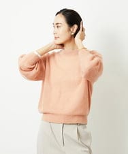 FMFBD32230 MICHEL KLEIN(ミッシェルクラン) モヘアローゲージニット イエロー