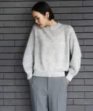 FMFBD32230 MICHEL KLEIN(ミッシェルクラン) モヘアローゲージニット イエロー