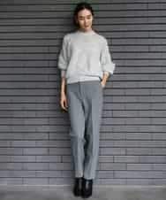 FMFBD32230 MICHEL KLEIN(ミッシェルクラン) モヘアローゲージニット イエロー