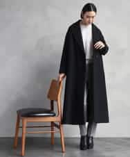 FMFBD32230 MICHEL KLEIN(ミッシェルクラン) モヘアローゲージニット イエロー