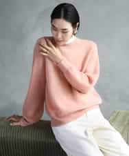 FMFBD32230 MICHEL KLEIN(ミッシェルクラン) モヘアローゲージニット イエロー