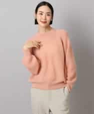 FMFBD32230 MICHEL KLEIN(ミッシェルクラン) モヘアローゲージニット イエロー