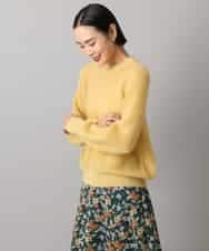 FMFBD32230 MICHEL KLEIN(ミッシェルクラン) モヘアローゲージニット イエロー