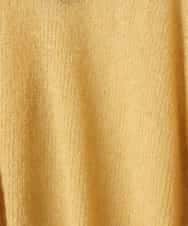 FMFBD32230 MICHEL KLEIN(ミッシェルクラン) モヘアローゲージニット イエロー