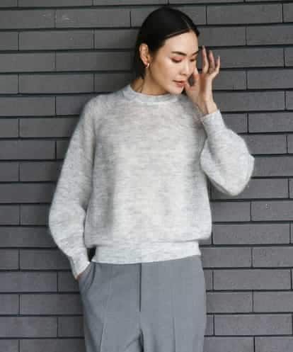 FMFBD32230 MICHEL KLEIN モヘアローゲージニット