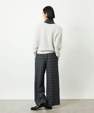 FMFBD33210 MICHEL KLEIN(ミッシェルクラン) ホールガーメント®クルーネックニット ライトブルー