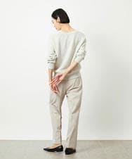 FMFBD33210 MICHEL KLEIN(ミッシェルクラン) ホールガーメント®クルーネックニット ライトブルー