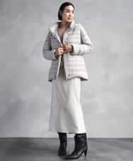 FMFBD33210 MICHEL KLEIN(ミッシェルクラン) ホールガーメント®クルーネックニット ライトブルー