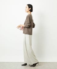 FMFBD34200 MICHEL KLEIN(ミッシェルクラン) [セットアップ対応]Vネックニット ライトイエロー