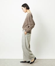 FMFBD34200 MICHEL KLEIN(ミッシェルクラン) [セットアップ対応]Vネックニット ライトイエロー