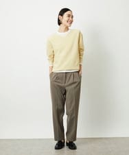 FMFBD34200 MICHEL KLEIN(ミッシェルクラン) [セットアップ対応]Vネックニット ライトイエロー