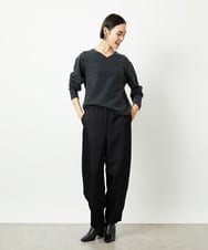 FMFBD34200 MICHEL KLEIN(ミッシェルクラン) [セットアップ対応]Vネックニット ライトイエロー