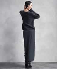 FMFBD34200 MICHEL KLEIN(ミッシェルクラン) [セットアップ対応]Vネックニット ライトイエロー