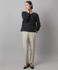 FMFBD34200 MICHEL KLEIN(ミッシェルクラン) [セットアップ対応]Vネックニット ライトイエロー