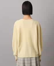 FMFBD34200 MICHEL KLEIN(ミッシェルクラン) [セットアップ対応]Vネックニット ライトイエロー