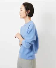 FMFBD80150 MICHEL KLEIN(ミッシェルクラン) クルーネックプルオーバー ライトブルー