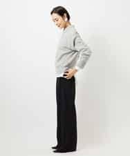 FMFBD80150 MICHEL KLEIN(ミッシェルクラン) クルーネックプルオーバー ライトブルー