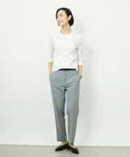 FMFDD01190 MICHEL KLEIN(ミッシェルクラン) [アンサンブル対応]コンパクトニットプルオーバー ホワイト