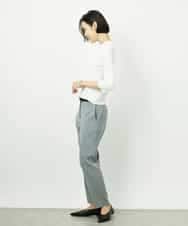 FMFDD01190 MICHEL KLEIN(ミッシェルクラン) [アンサンブル対応]コンパクトニットプルオーバー ホワイト