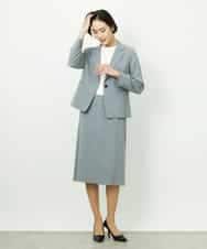 FMFDD01190 MICHEL KLEIN(ミッシェルクラン) [アンサンブル対応]コンパクトニットプルオーバー ホワイト