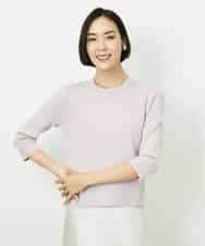 FMFDD01190 MICHEL KLEIN(ミッシェルクラン) [アンサンブル対応]コンパクトニットプルオーバー ホワイト