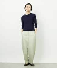 FMFDD01190 MICHEL KLEIN(ミッシェルクラン) [アンサンブル対応]コンパクトニットプルオーバー ホワイト