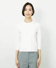 FMFDD01190 MICHEL KLEIN(ミッシェルクラン) [アンサンブル対応]コンパクトニットプルオーバー ホワイト