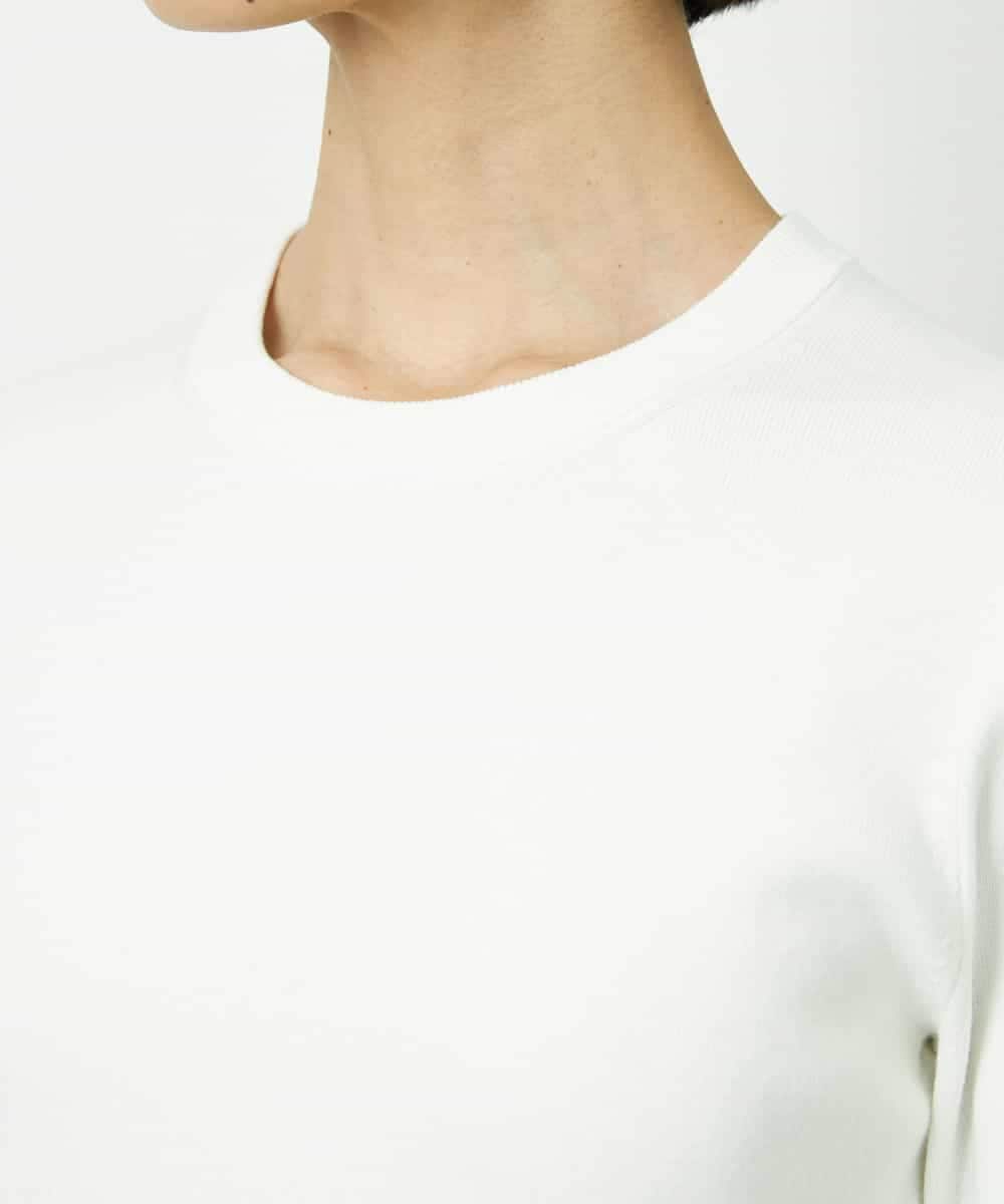 FMFDD01190 MICHEL KLEIN(ミッシェルクラン) [アンサンブル対応]コンパクトニットプルオーバー ホワイト