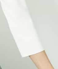 FMFDD01190 MICHEL KLEIN(ミッシェルクラン) [アンサンブル対応]コンパクトニットプルオーバー ホワイト