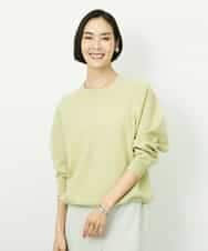 FMFDD02210 MICHEL KLEIN(ミッシェルクラン) ドロストラグランニットプルオーバー ライトイエロー