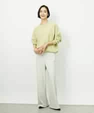 FMFDD02210 MICHEL KLEIN(ミッシェルクラン) ドロストラグランニットプルオーバー ネイビー