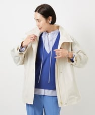 FMFDD13210 MICHEL KLEIN(ミッシェルクラン) Vネックニットプルオーバー ブルー