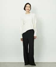 FMFDD13210 MICHEL KLEIN(ミッシェルクラン) Vネックニットプルオーバー ブルー