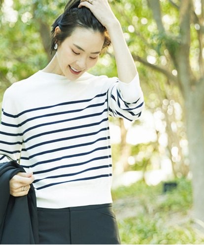 FMFDD15190 MICHEL KLEIN ホールガーメント(R)ボトルネックニット