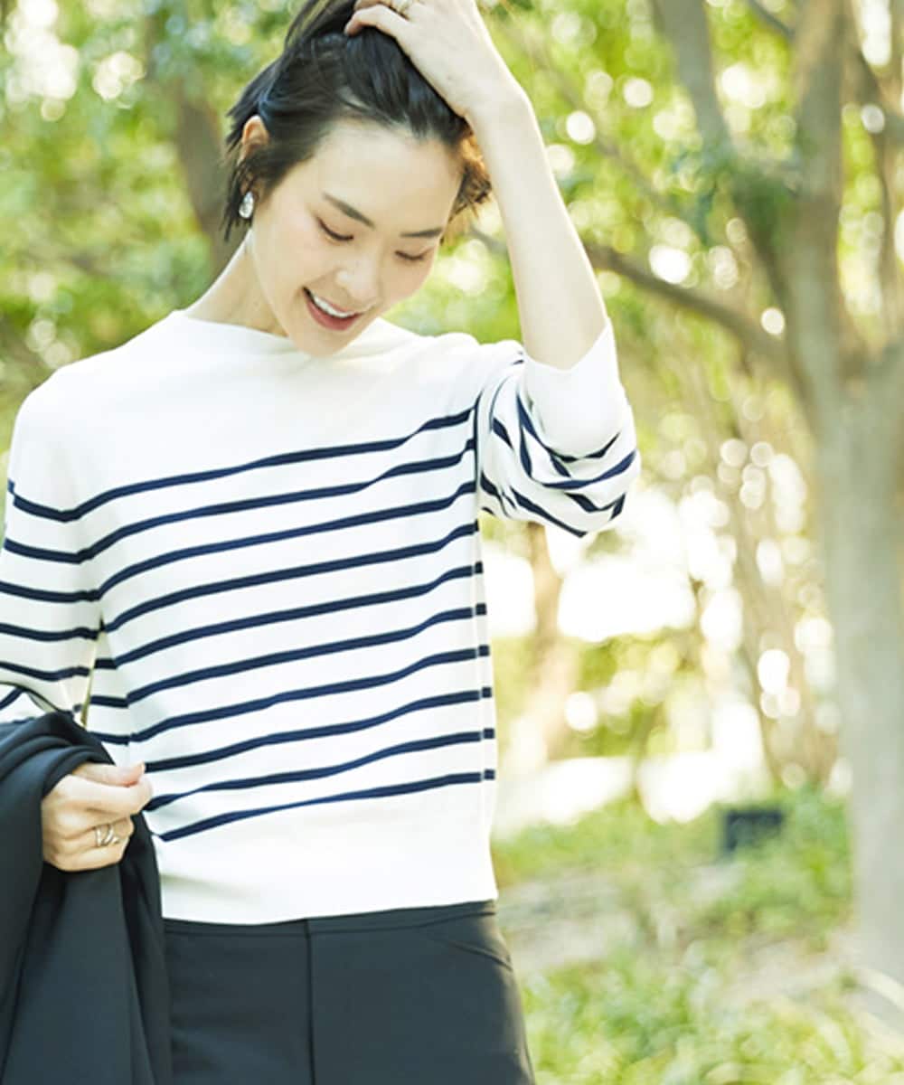 FMFDD15190 MICHEL KLEIN ホールガーメント(R)ボトルネックニット