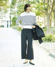 FMFDD15190 MICHEL KLEIN(ミッシェルクラン) ホールガーメント(R)ボトルネックニット アイボリー