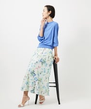 FMFDD15190 MICHEL KLEIN(ミッシェルクラン) ホールガーメント(R)ボトルネックニット アイボリー