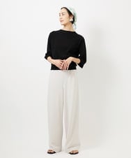 FMFDD15190 MICHEL KLEIN(ミッシェルクラン) ホールガーメント(R)ボトルネックニット アイボリー