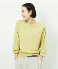 FMFDD15190 MICHEL KLEIN(ミッシェルクラン) ホールガーメント(R)ボトルネックニット イエロー