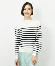 FMFDD15190 MICHEL KLEIN(ミッシェルクラン) ホールガーメント(R)ボトルネックニット アイボリー