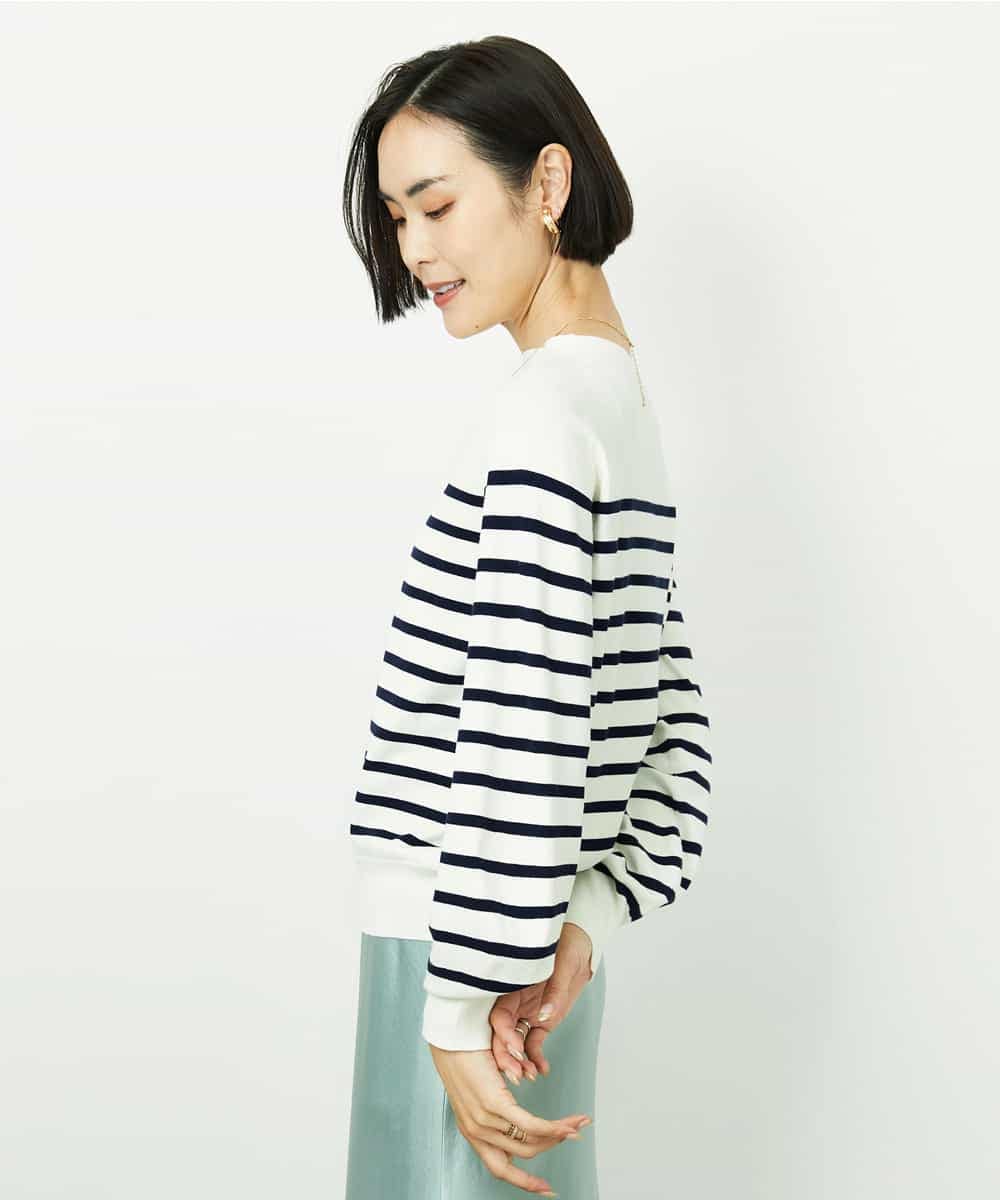 FMFDD15190 MICHEL KLEIN(ミッシェルクラン) ホールガーメント(R)ボトルネックニット アイボリー