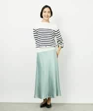 FMFDD15190 MICHEL KLEIN(ミッシェルクラン) ホールガーメント(R)ボトルネックニット アイボリー