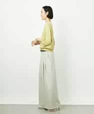 FMFDD15190 MICHEL KLEIN(ミッシェルクラン) ホールガーメント(R)ボトルネックニット アイボリー